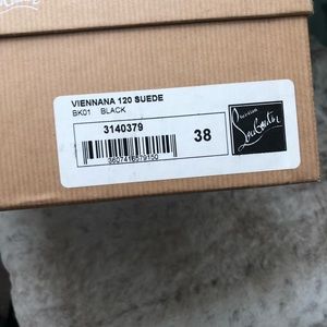 Authentic Christian Louboutin Viennana Suede Shoe